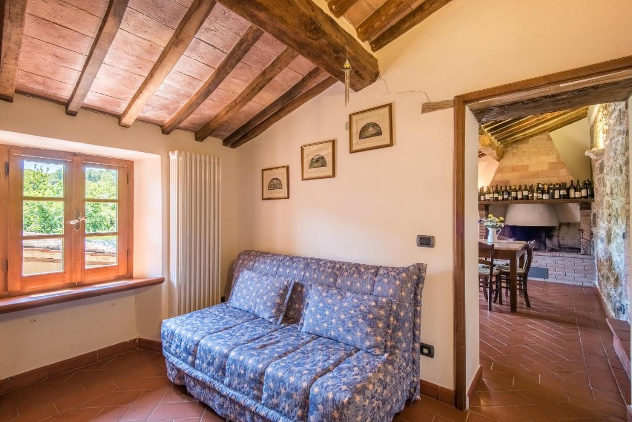 Appartamento Gemma Bianca-Tavoleto Castiglione dʼOrcia Kültér fotó