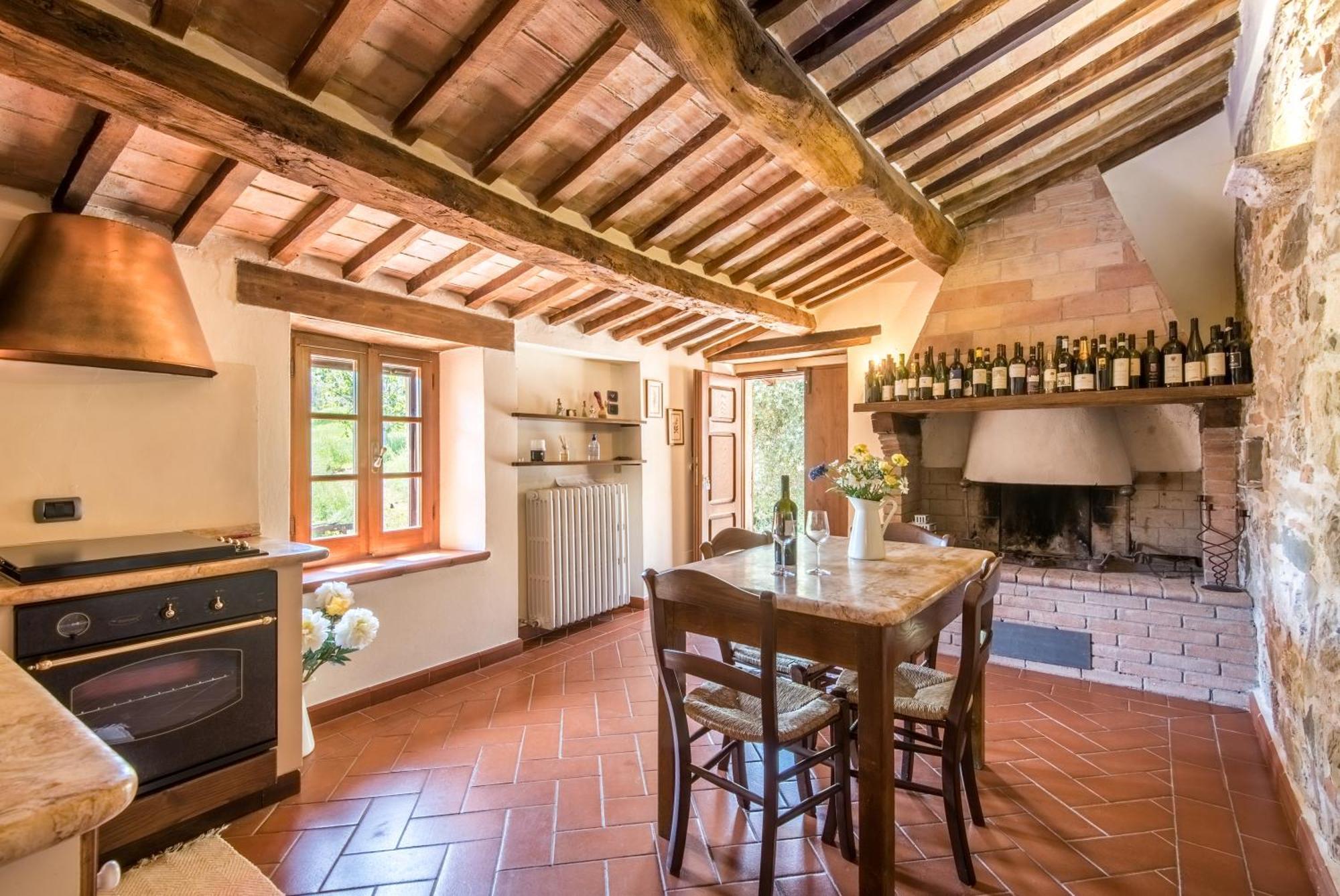 Appartamento Gemma Bianca-Tavoleto Castiglione dʼOrcia Kültér fotó